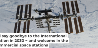 The International Space Station will be brought down in 2030. NASA via AP